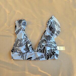 Aerie ruffled bikini top